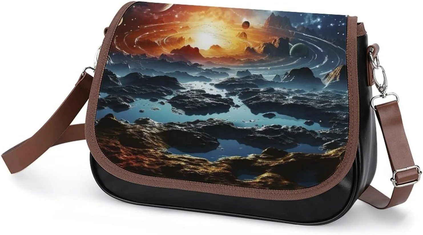 Jet Engine Crossbody Bags for Women,PU Leather Tote Bag for Women,Shoulder Bag Purse for Work Shopping Travel