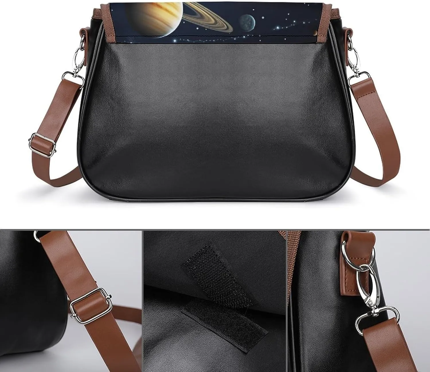 Jet Engine Crossbody Bags for Women,PU Leather Tote Bag for Women,Shoulder Bag Purse for Work Shopping Travel