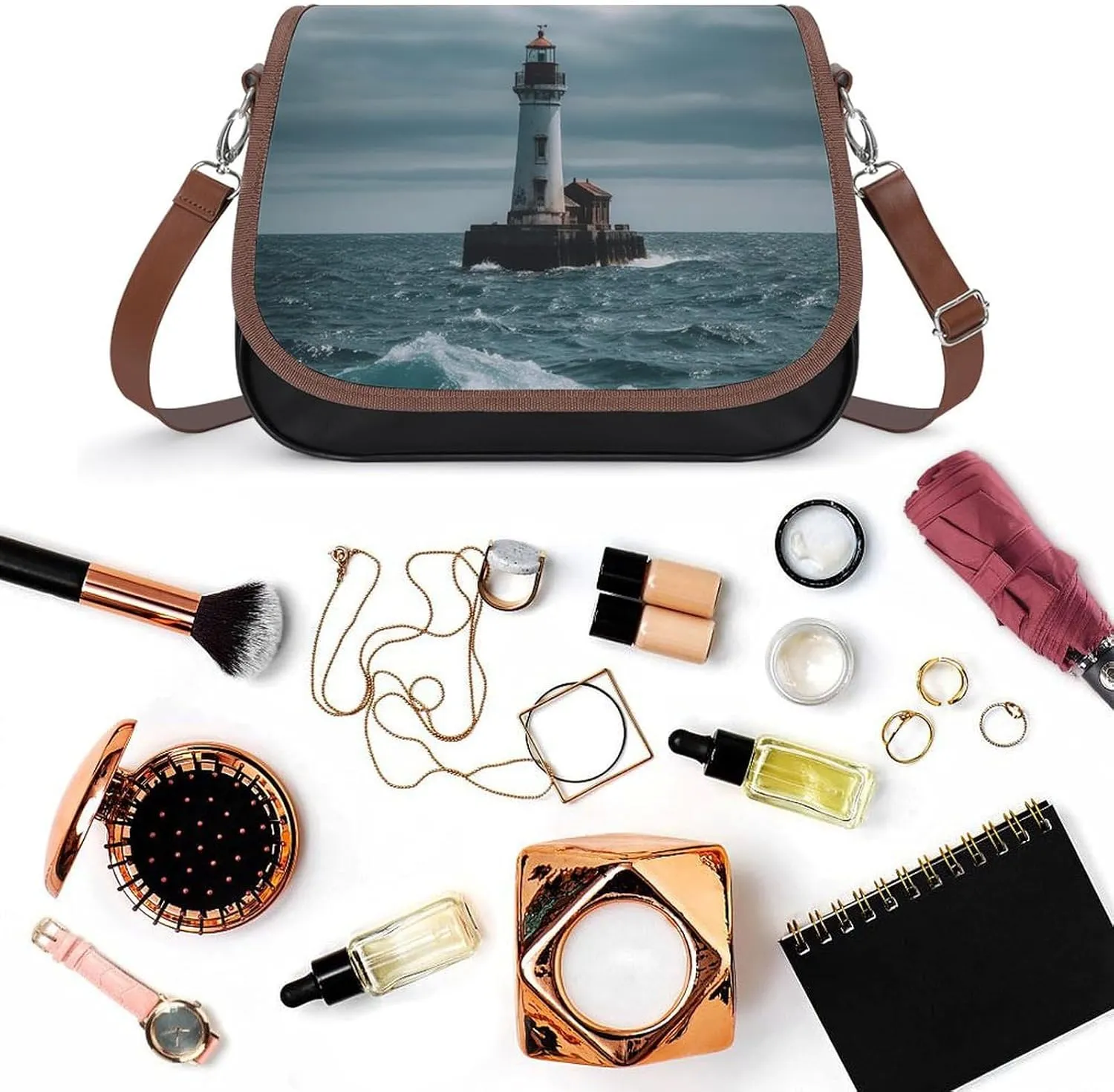 Jet Engine Crossbody Bags for Women,PU Leather Tote Bag for Women,Shoulder Bag Purse for Work Shopping Travel