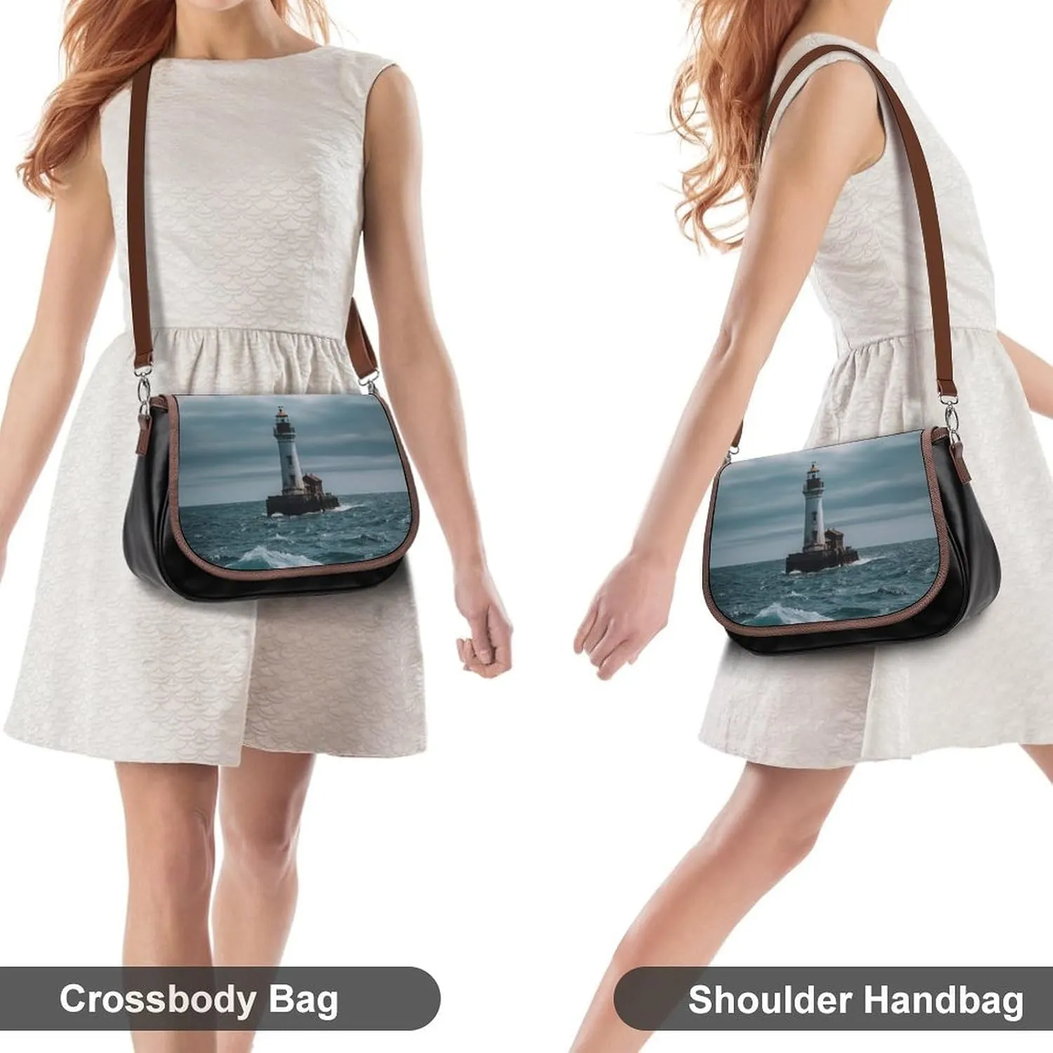 Jet Engine Crossbody Bags for Women,PU Leather Tote Bag for Women,Shoulder Bag Purse for Work Shopping Travel