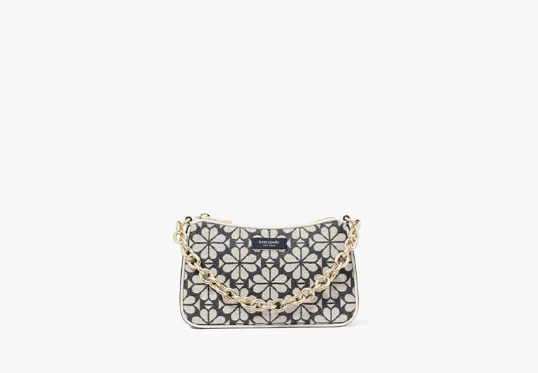 Jolie Spade Flower Jacquard Small Convertible Crossbody