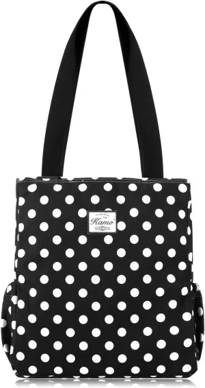 KAMO Floral Tote Bag - Waterproof Lightweight Handbags Travel Shoulder Bag for Hiking Yoga Gym Swimming Travel Beach