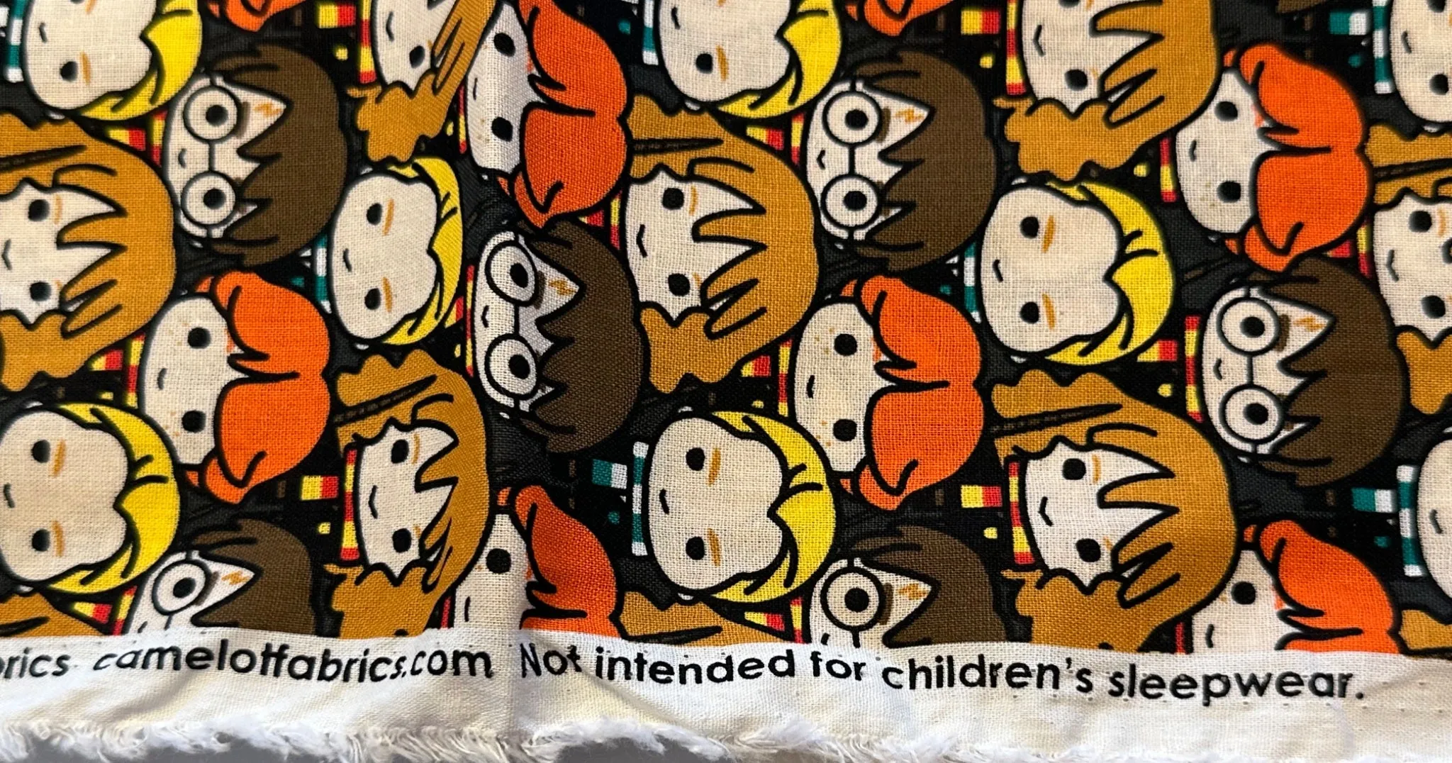 Kawaii HARRY POTTER  Camelot QUILTING COTTON  36” x 44” Stacked Minis