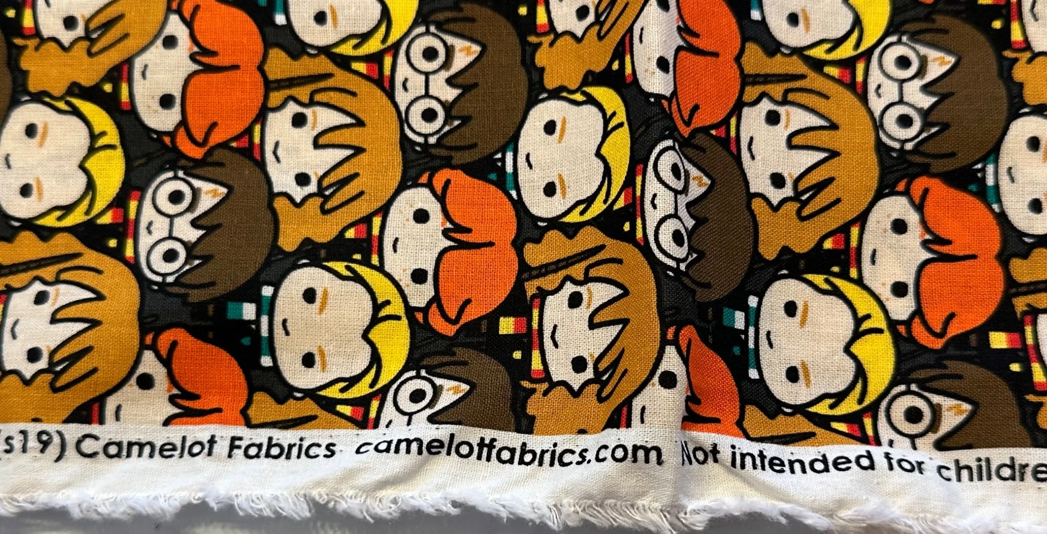Kawaii HARRY POTTER  Camelot QUILTING COTTON  36” x 44” Stacked Minis