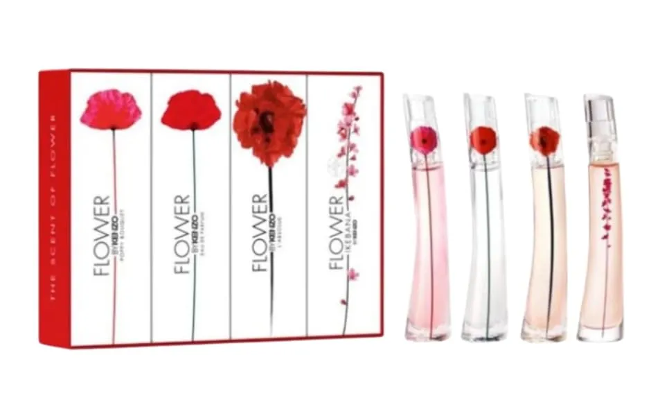 Kenzo Flower Perfumes for Women Mini Gift Set Variety Splashes