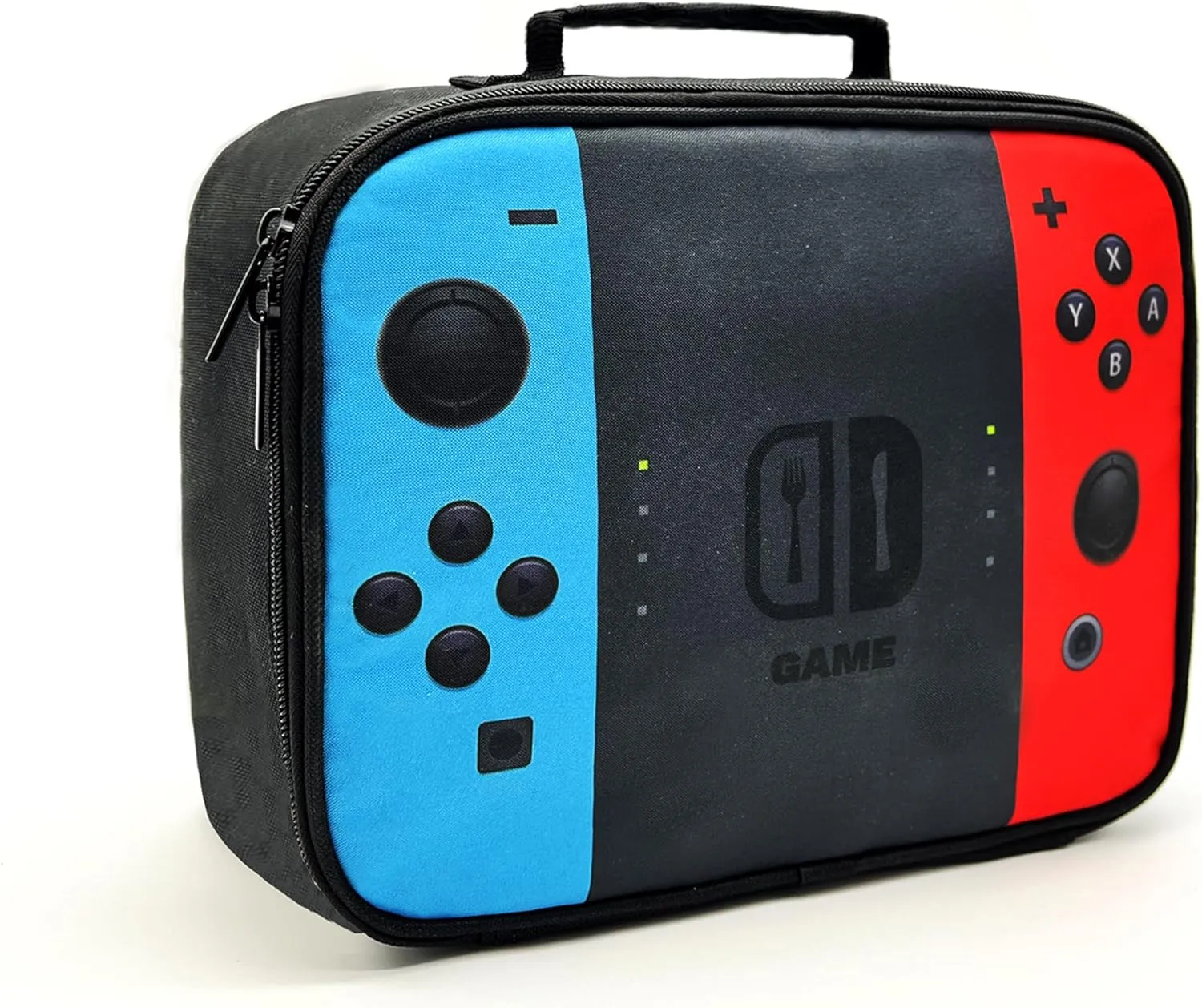 Kids Lunch Box Lunch Bag for Boys Girls, Reusable Insulated Game Lunch Boxes Gamer Tote Bag, High Capacity Leakproof Thermal Cooler Sack Food Handbags for School Work Picnic Camping Gifts