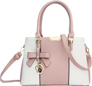 KKXIU 3 Zippered Compartments Purses and Handbags for Women Top Handle Satchel Shoulder Ladies Bags