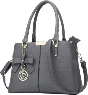 KKXIU 3 Zippered Compartments Purses and Handbags for Women Top Handle Satchel Shoulder Ladies Bags