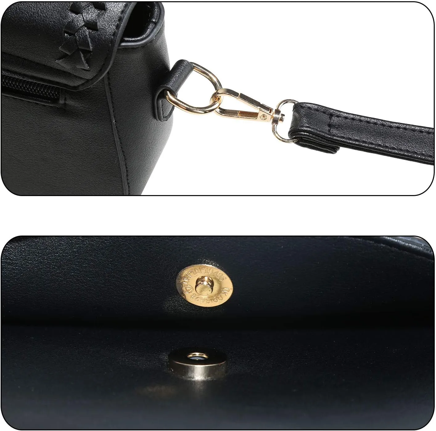KKXIU Crossbody Bags for Women Hollow Purses with Adjustable Strap