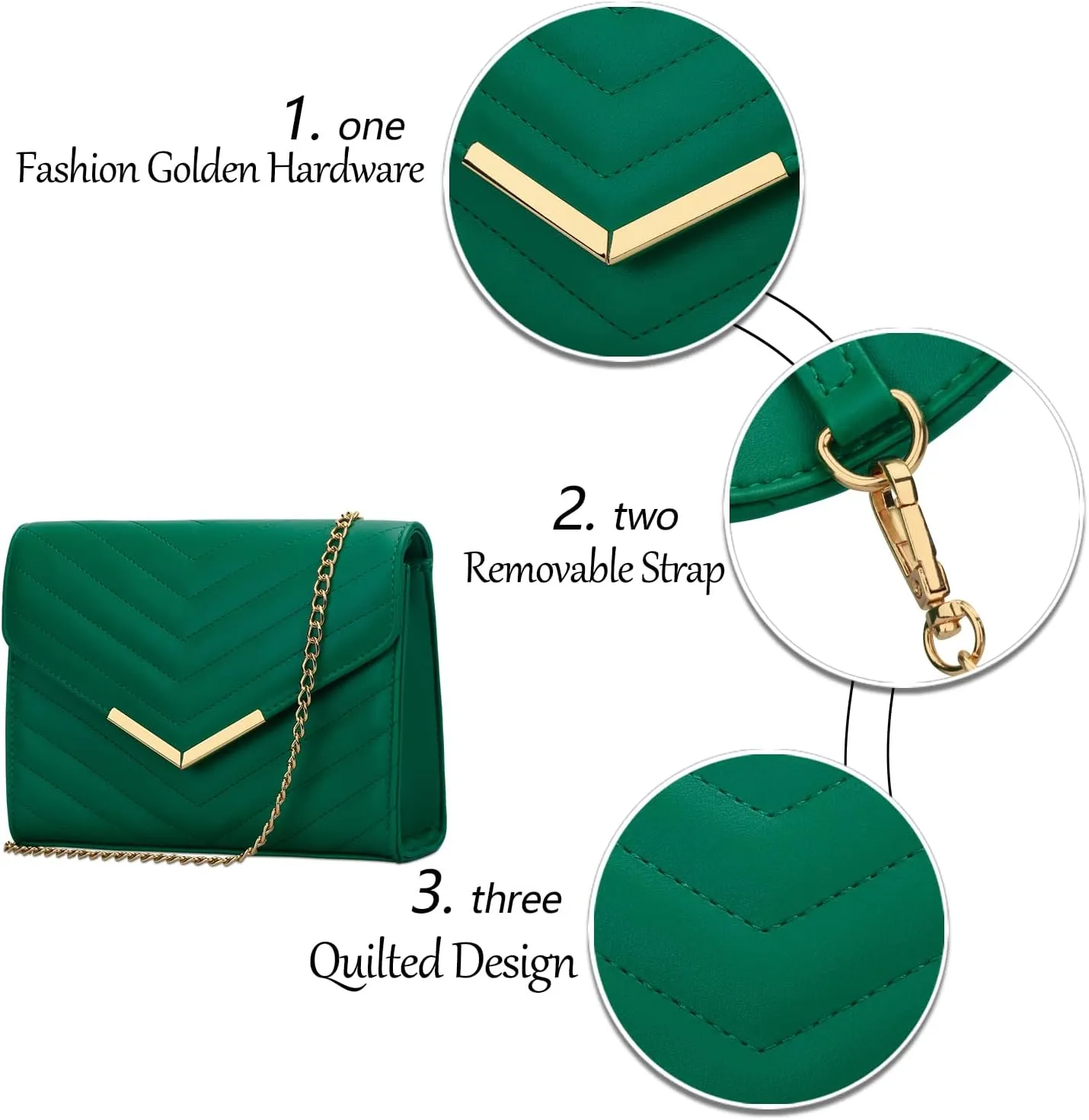 KKXIU Women Formal Vegan Leather Evening Envelope Clutch Purses and Handbags for Party Wedding Prom Bridal