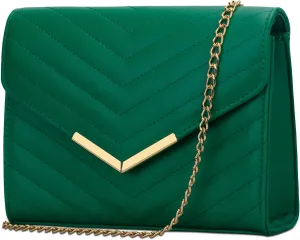 KKXIU Women Formal Vegan Leather Evening Envelope Clutch Purses and Handbags for Party Wedding Prom Bridal