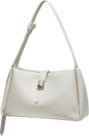 LA FESTIN Cowhide Leather Purses For Women Trendy - Large Capacity Satchel Bag with Adjustable Strap Women's Crossbody Purse