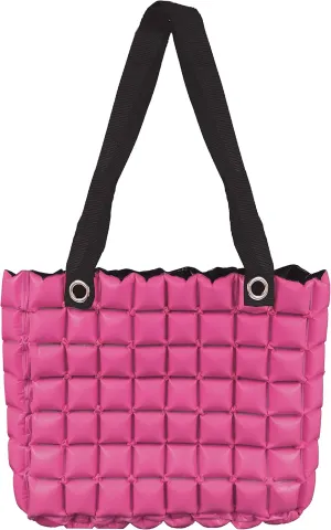 Large Beach Tote Bag for Women 16x14 Inch Foldable Travel Tote Bag Reversible - PVC Waterproof Beach Bags for Pool Shopping