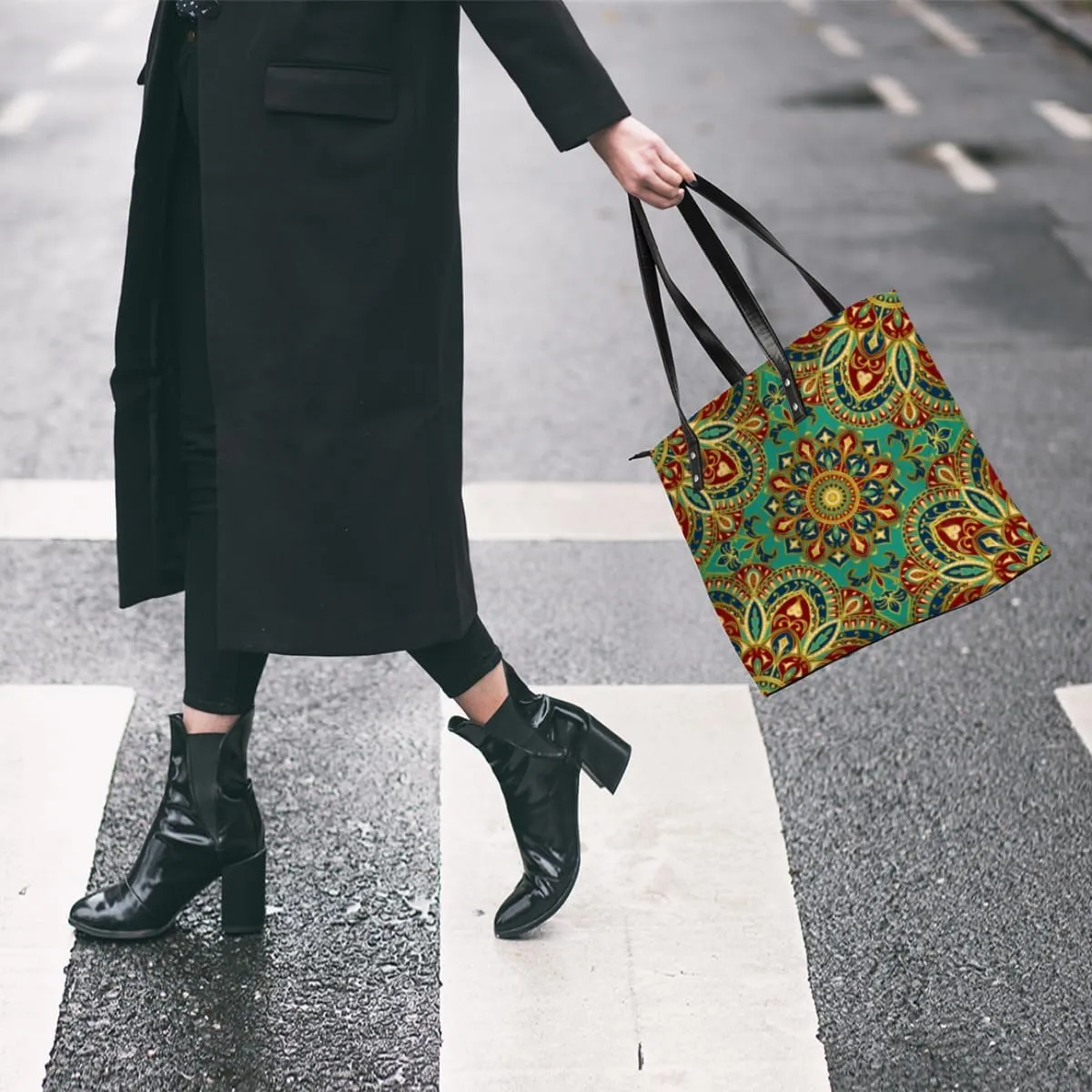 Leather Tote Bag for Women Fashion Shoulder Bag Purses and Handbags Large Capacity Satchel Bags for Work Travel