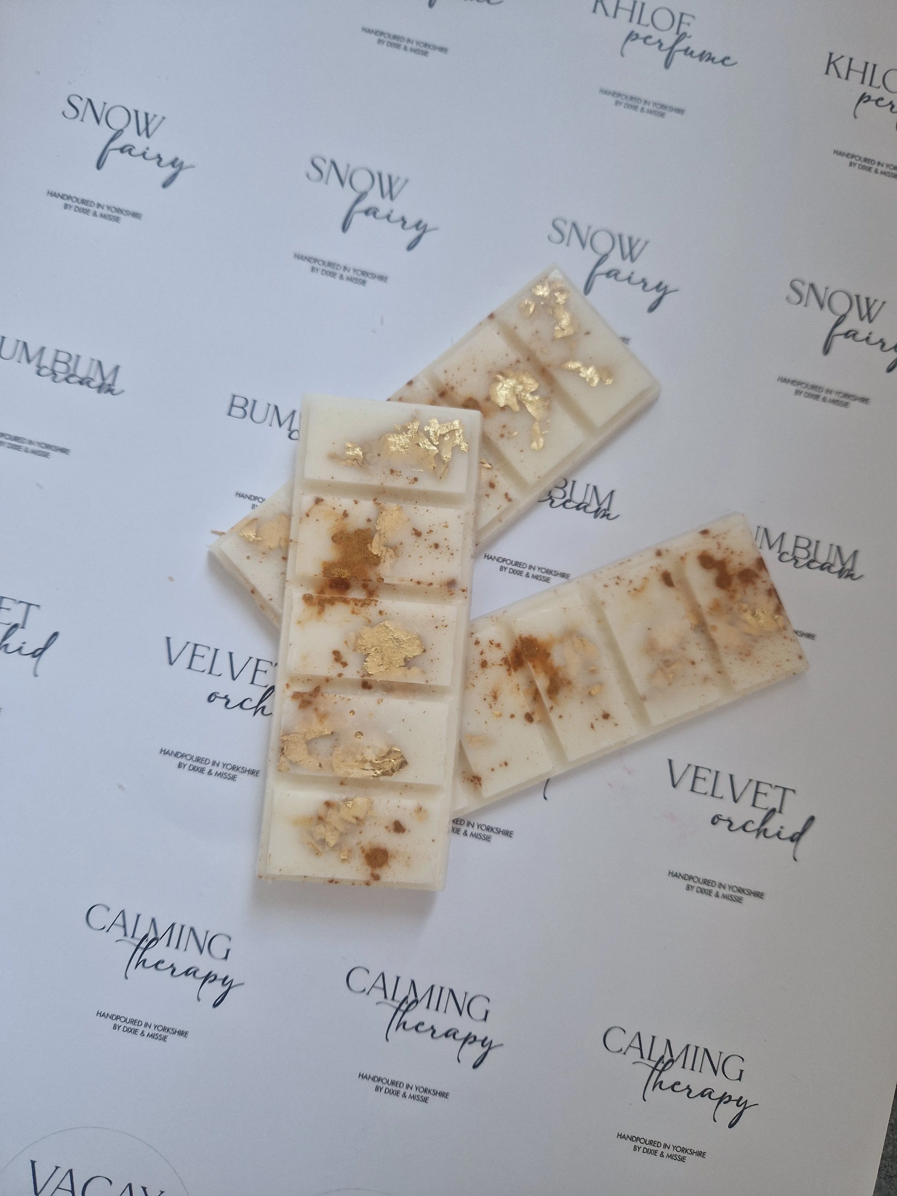 Light Blue Wax Melt Snap Bar, Luxury Perfume Simmering Granules and Carpet Freshener, Strong Scented Home Wax