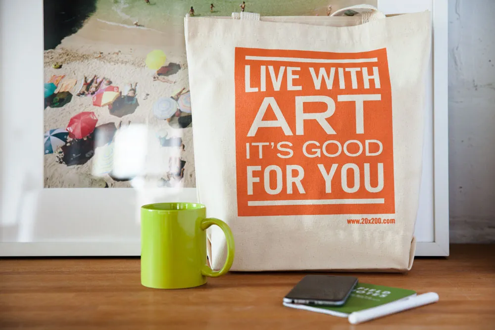 Live With Art Canvas Tote Bags