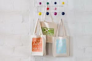 Live With Art Canvas Tote Bags