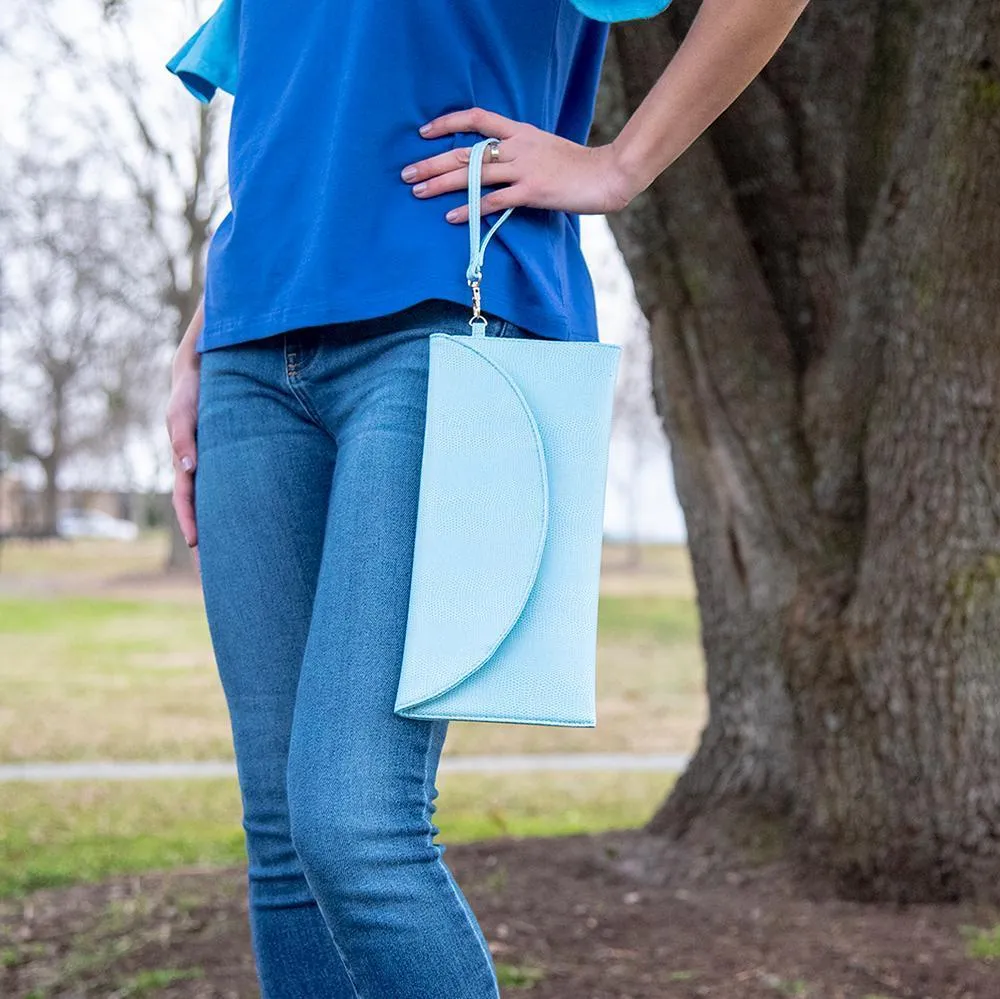 Lizard Foldover Clutch