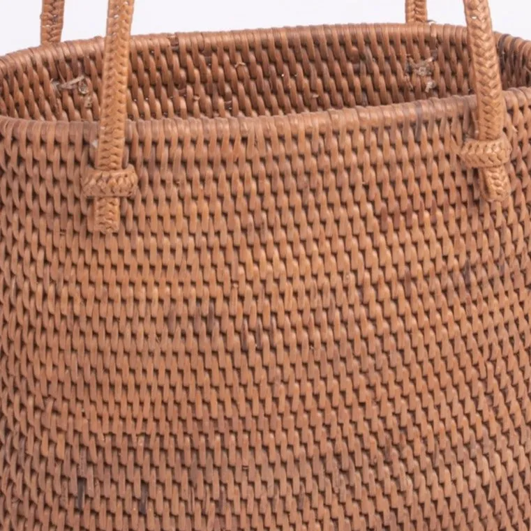 Lombok Woven Rattan Purse