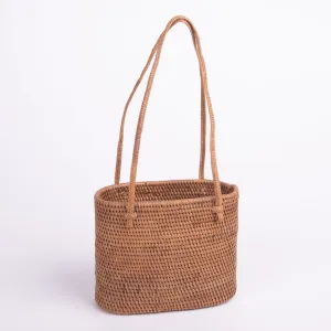 Lombok Woven Rattan Purse