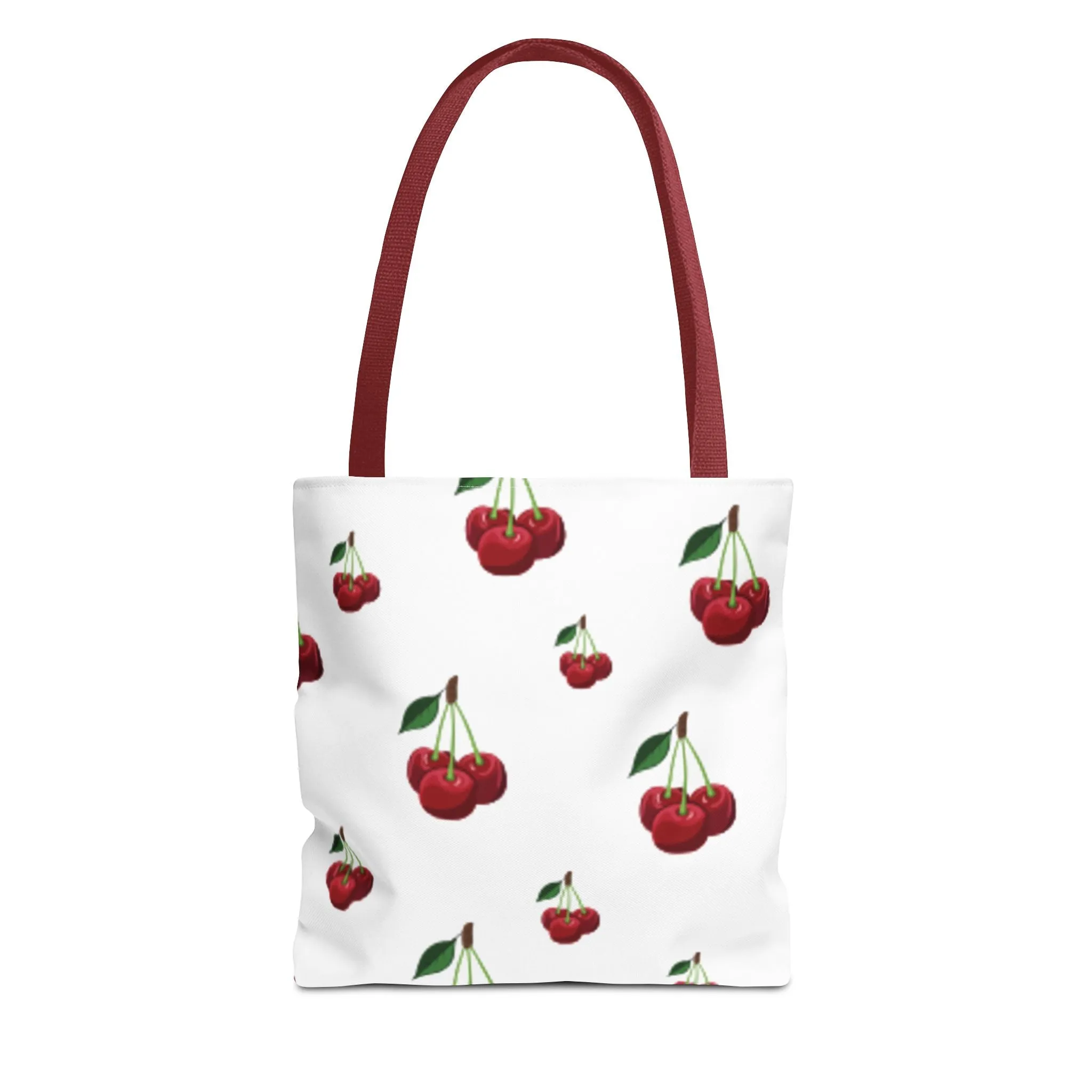 Long-lasting Stylish Bag, Grocery Cherry Bag, Blossom Floral Tote, for Gift Cute Tote Summer Economical Shopping Eco-Friendly Her, Design Accessory,