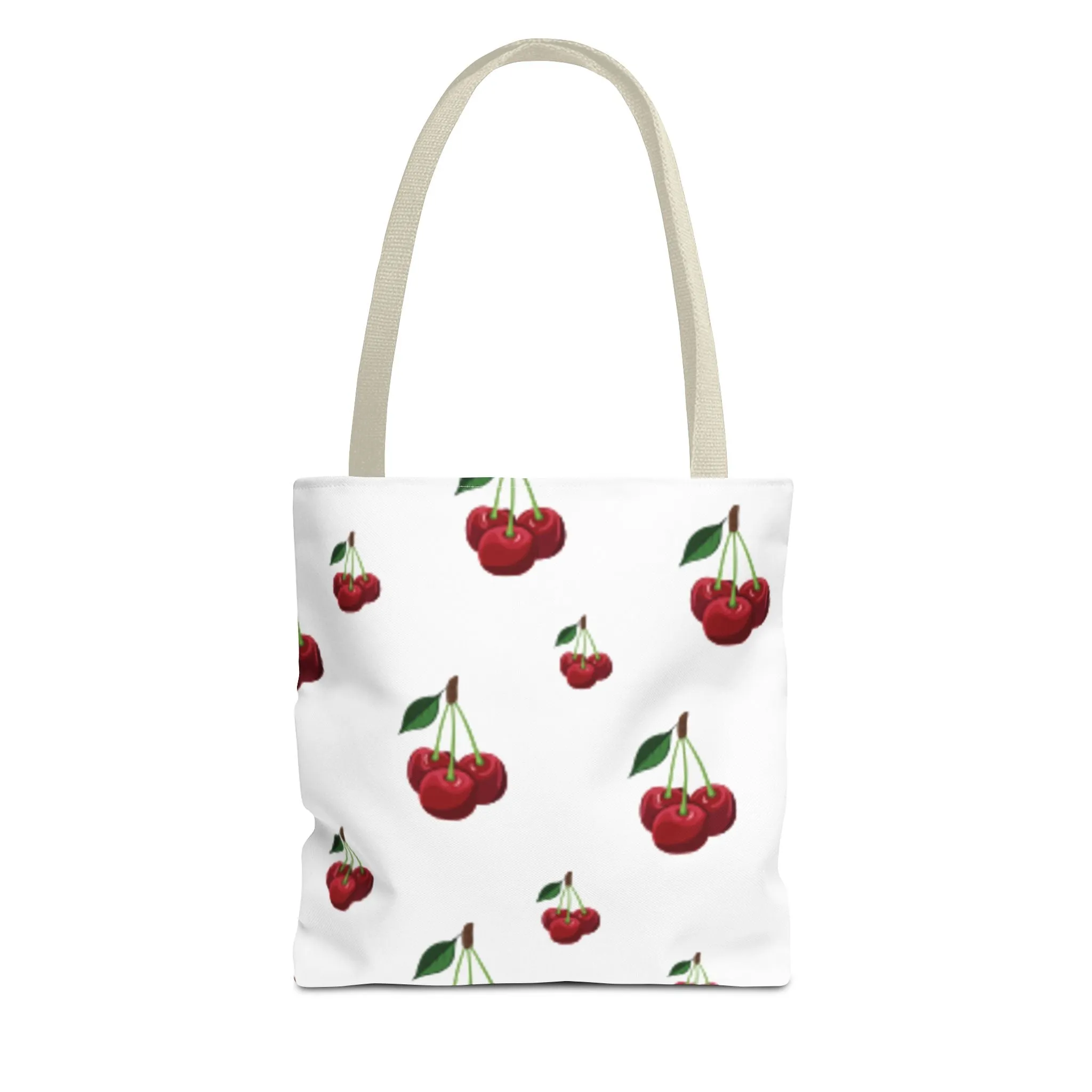 Long-lasting Stylish Bag, Grocery Cherry Bag, Blossom Floral Tote, for Gift Cute Tote Summer Economical Shopping Eco-Friendly Her, Design Accessory,