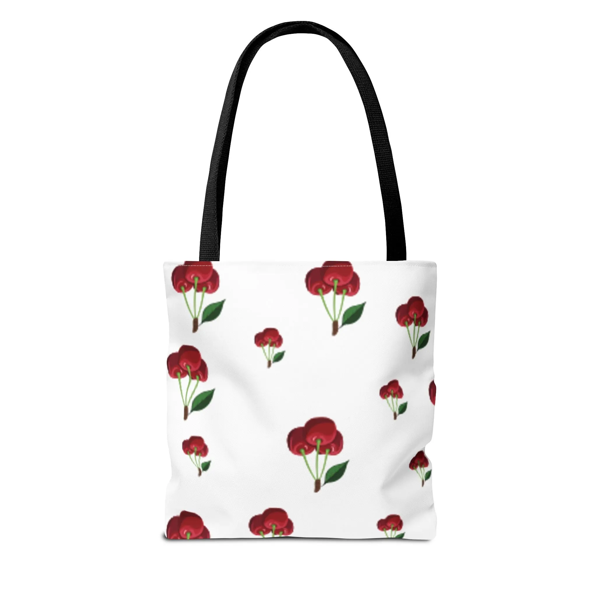 Long-lasting Stylish Bag, Grocery Cherry Bag, Blossom Floral Tote, for Gift Cute Tote Summer Economical Shopping Eco-Friendly Her, Design Accessory,