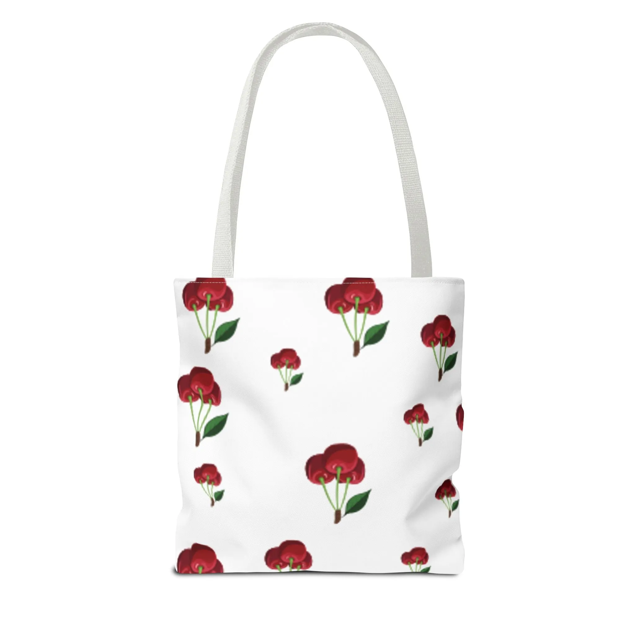 Long-lasting Stylish Bag, Grocery Cherry Bag, Blossom Floral Tote, for Gift Cute Tote Summer Economical Shopping Eco-Friendly Her, Design Accessory,