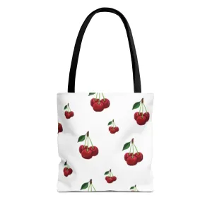Long-lasting Stylish Bag, Grocery Cherry Bag, Blossom Floral Tote, for Gift Cute Tote Summer Economical Shopping Eco-Friendly Her, Design Accessory,