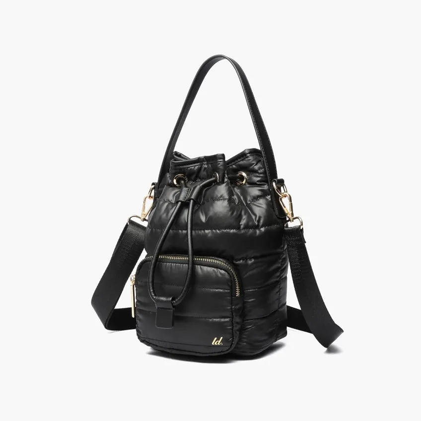 Lucky Puffer Mini Gift Bucket Crossbody Bag