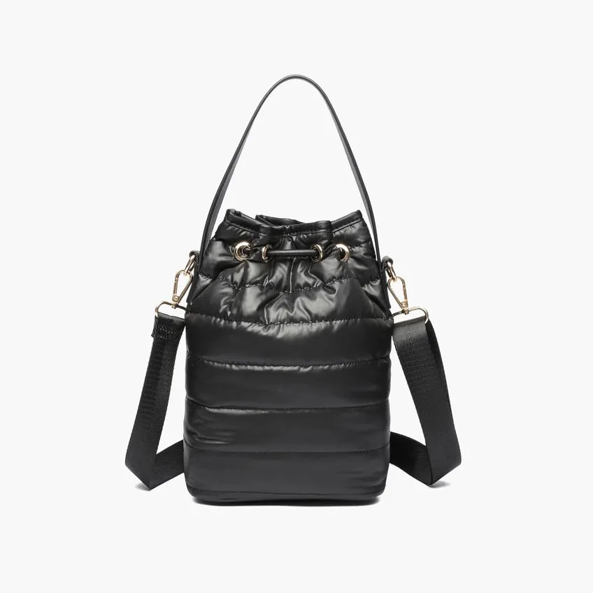 Lucky Puffer Mini Gift Bucket Crossbody Bag