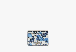 Madison Vase Floral Small Slim Card Holder