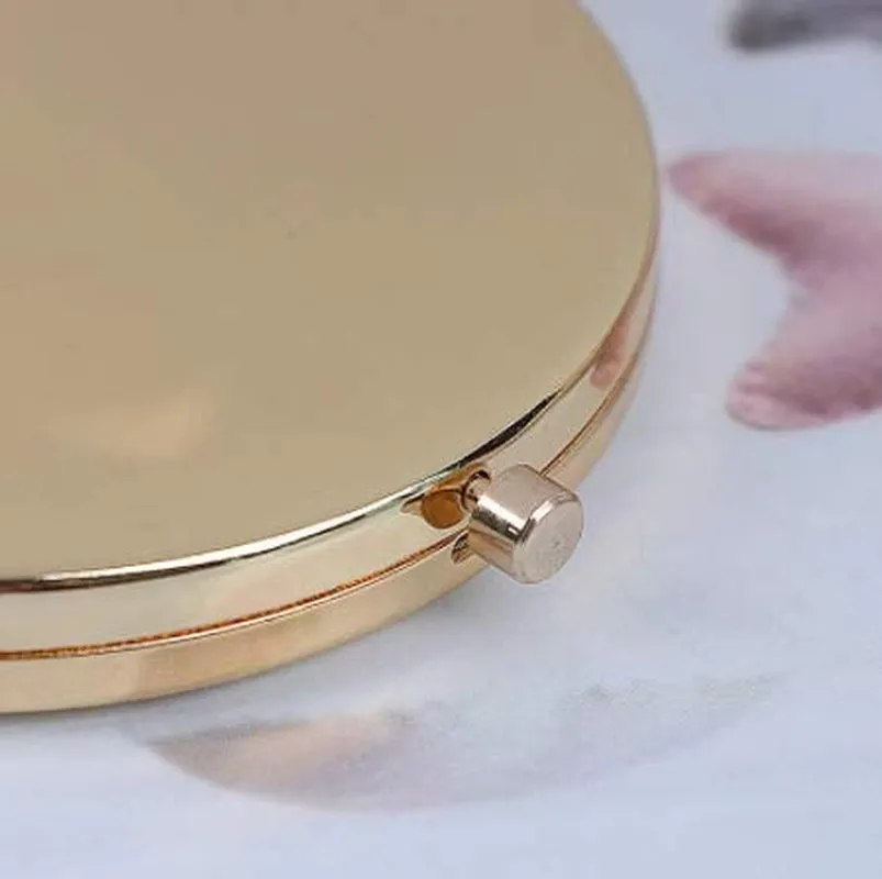 Magnifying Compact Mirror for Purses with 2 X 1X Magnification, Folding Mini Pocket Double Sided Travel Makeup Mirror,Perfect for Purse, Pocket Mirror for Gift