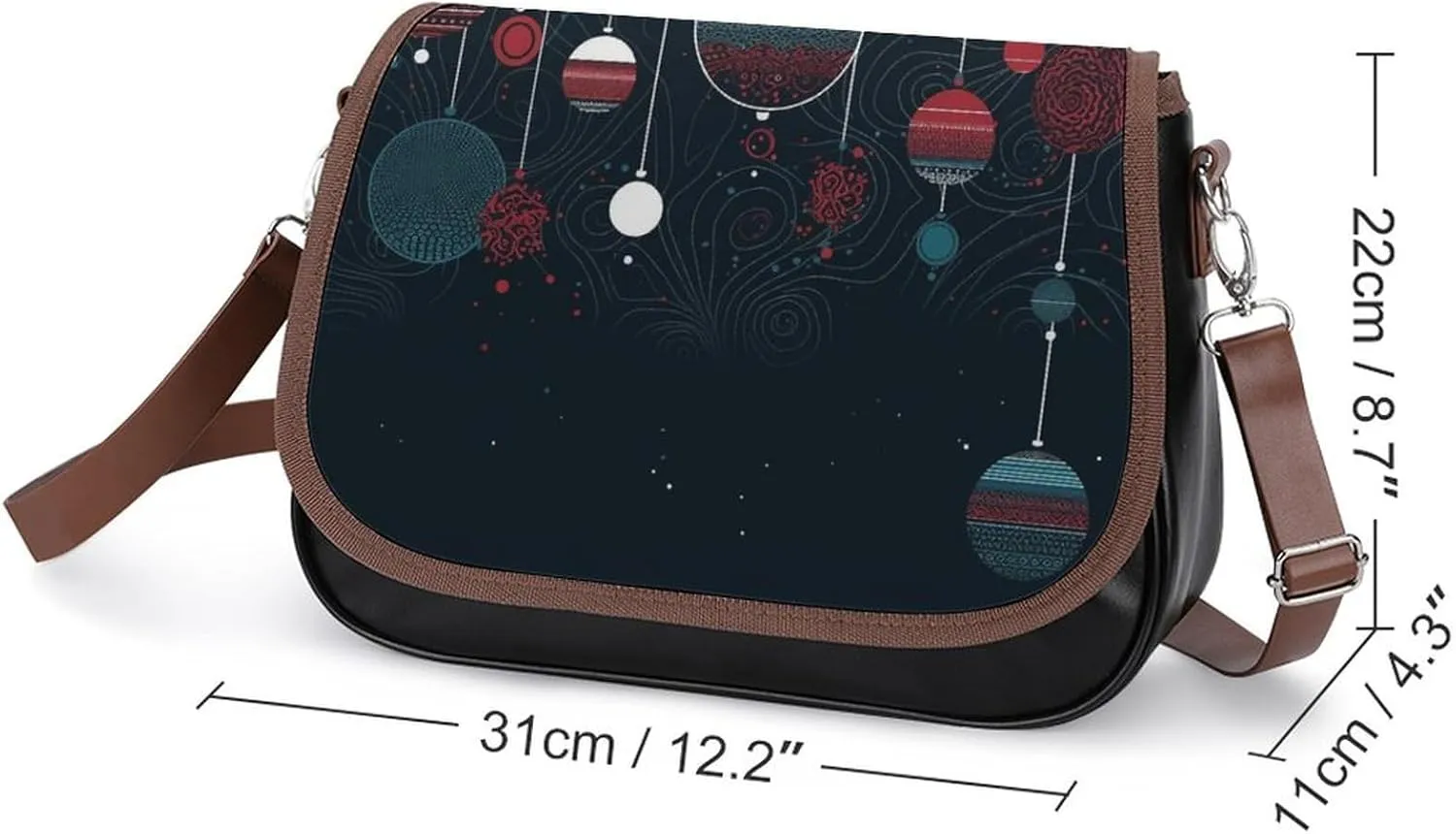 Marble Crossbody Bags for Women,PU Leather Tote Bag for Women,Shoulder Bag Purse for Work Shopping Travel