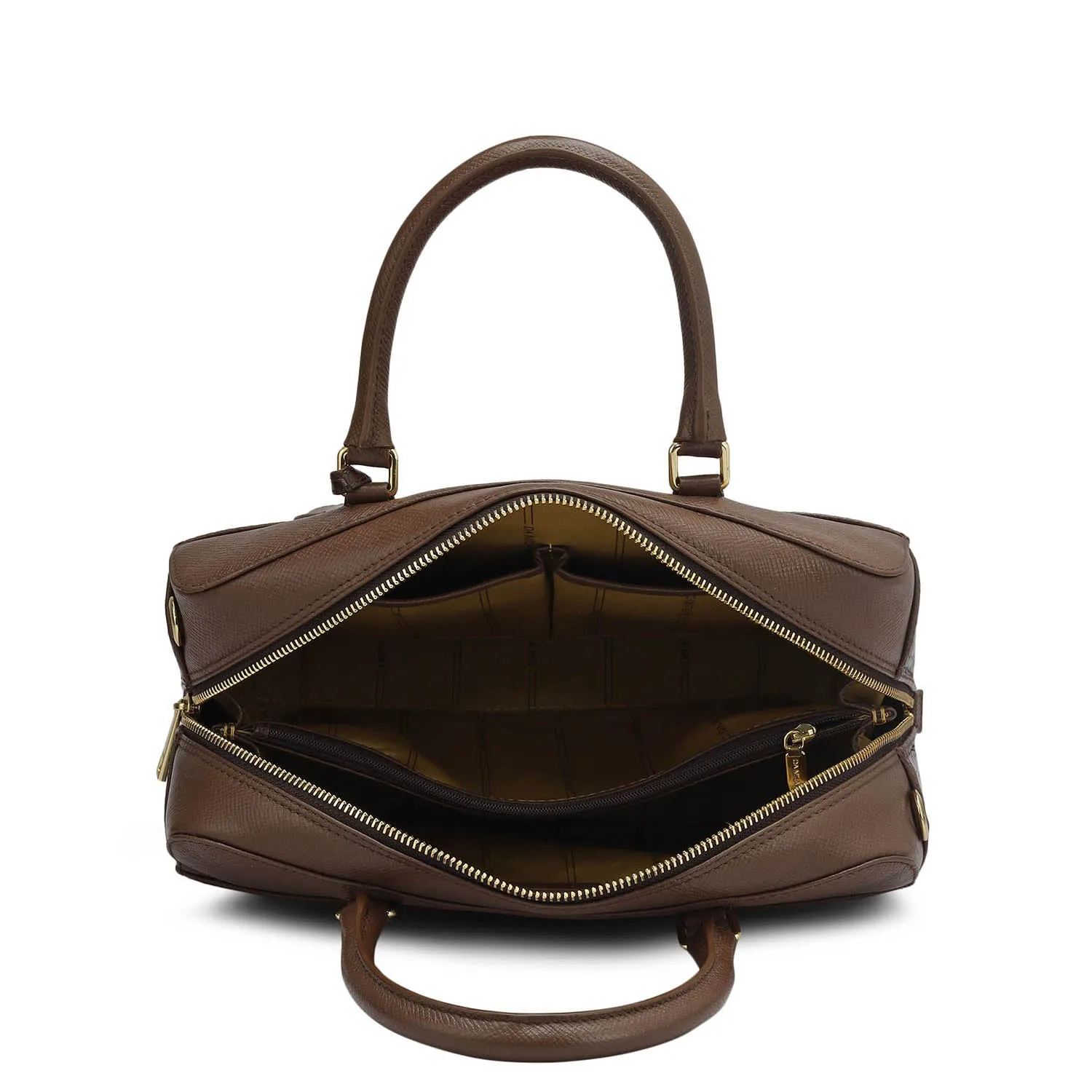 Medium Croco Franzy Leather Satchel - Date