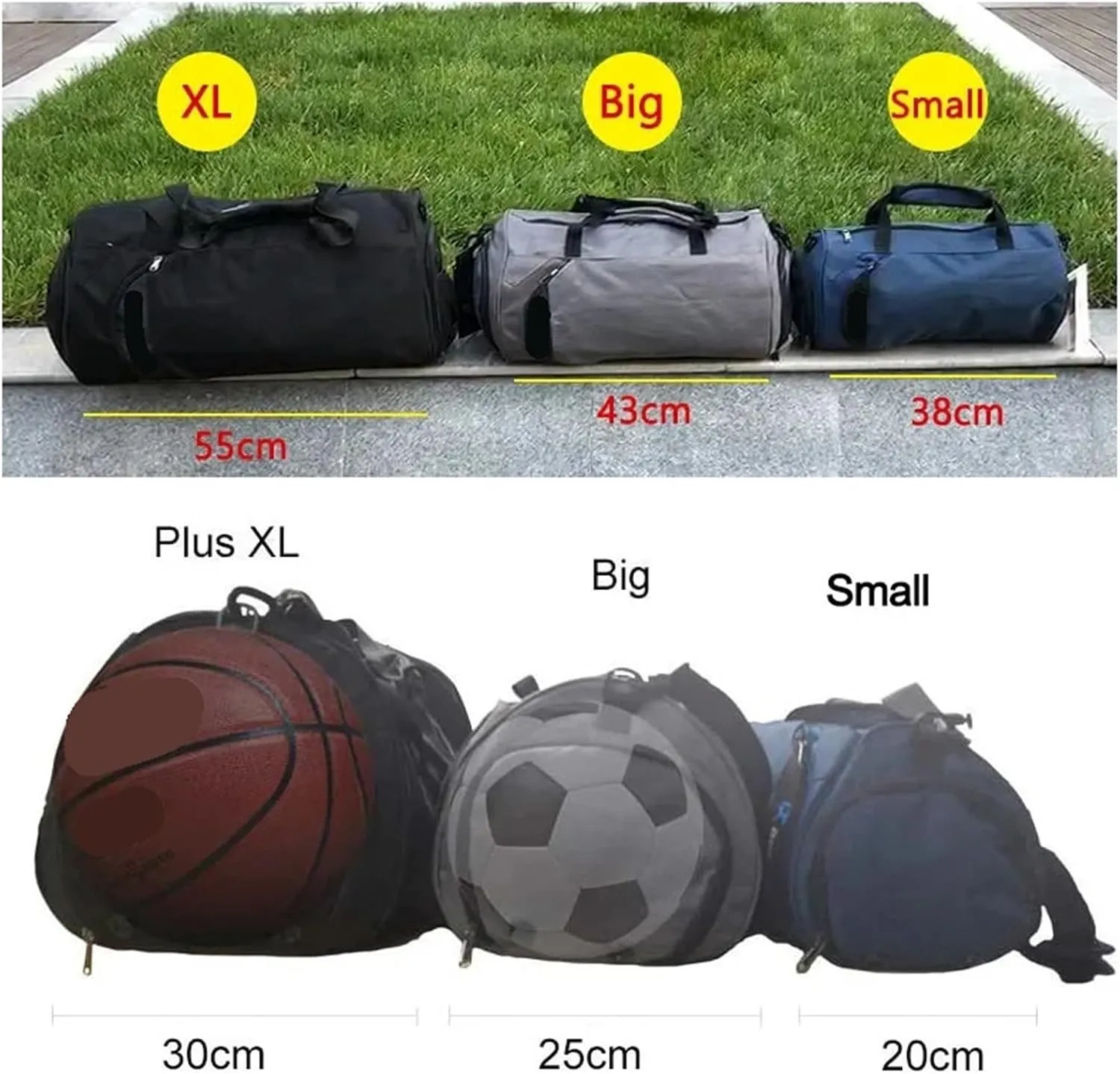 Men's Gym Bag Large Gym Bag Fitness Bags Wet Dry Training Men Yoga for Shoes Travel Shoulder Handbags Multifunction Work Out Swimming Bag for Fitness & Workout(Deep Grey Big)