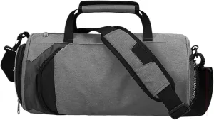 Men's Gym Bag Large Gym Bag Fitness Bags Wet Dry Training Men Yoga for Shoes Travel Shoulder Handbags Multifunction Work Out Swimming Bag for Fitness & Workout(Deep Grey Big)