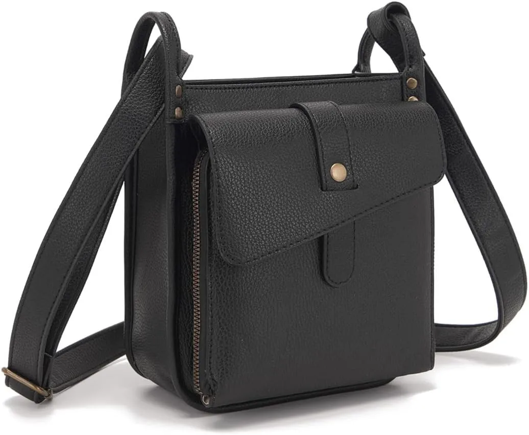 Meufam Women Cell Phone Purse PU Leather Small Crossbody Bags Shoulder Handbag Shoulder Purses Trendy Travel Wallet