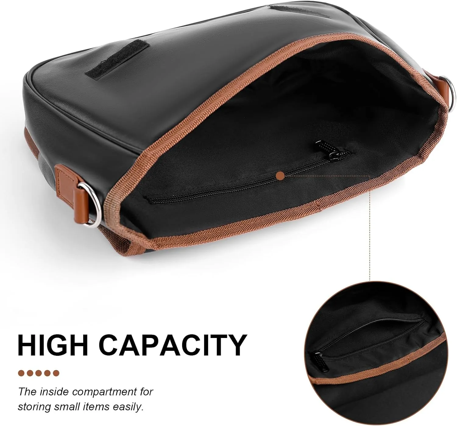 Misty Mountains Forest Crossbody Bags for Women,PU Leather Tote Bag for Women,Shoulder Bag Purse for Work Shopping Travel