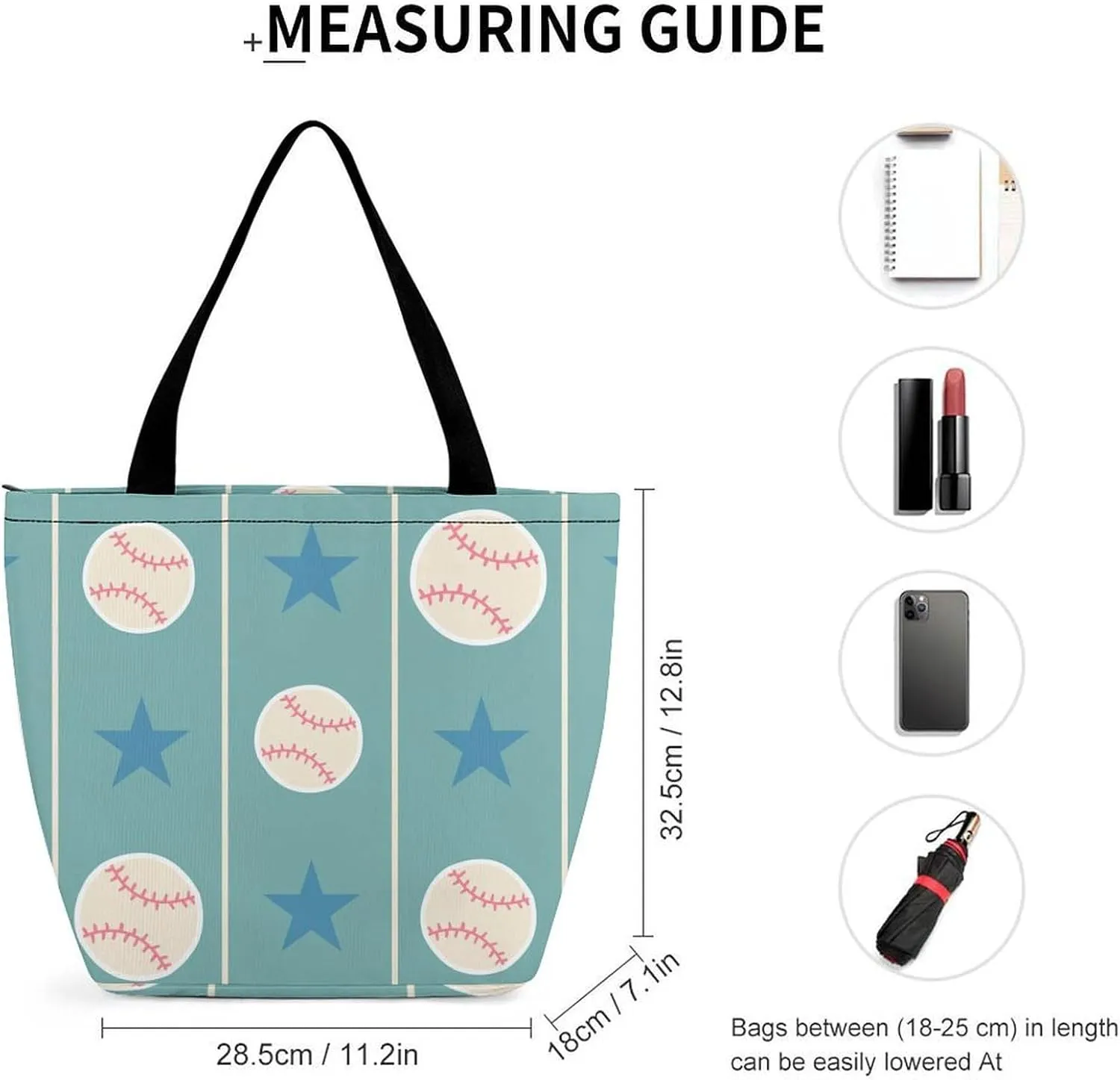 MoBlinko Abstract Baseball Ball Women Tote Bags Yoga Reusable Grocery Bagsshoulder Bag Handbag with Zipper
