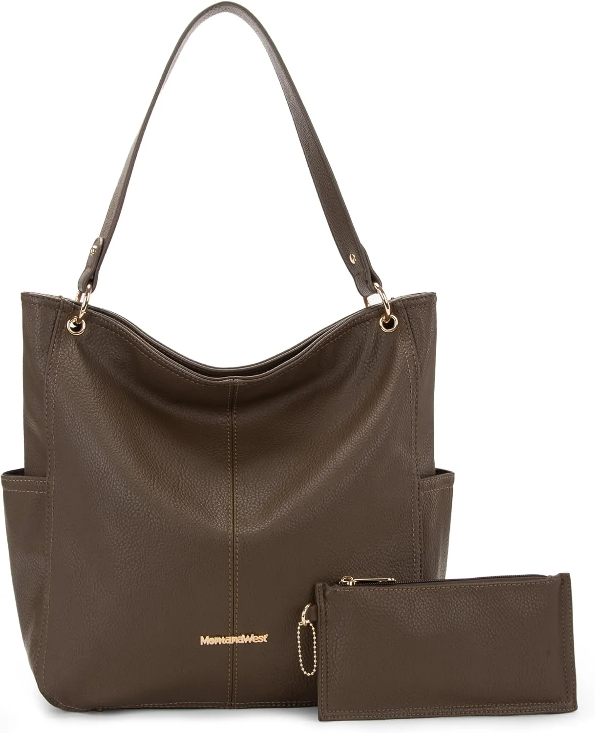 Montana West Hobo Purses for Women Soft Top Handle Shoulder Bag with Wallet Set