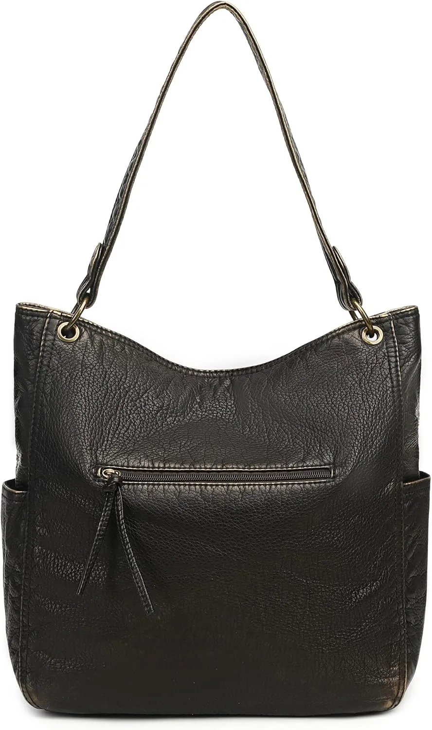 Montana West Hobo Purses for Women Soft Top Handle Shoulder Bag with Wallet Set