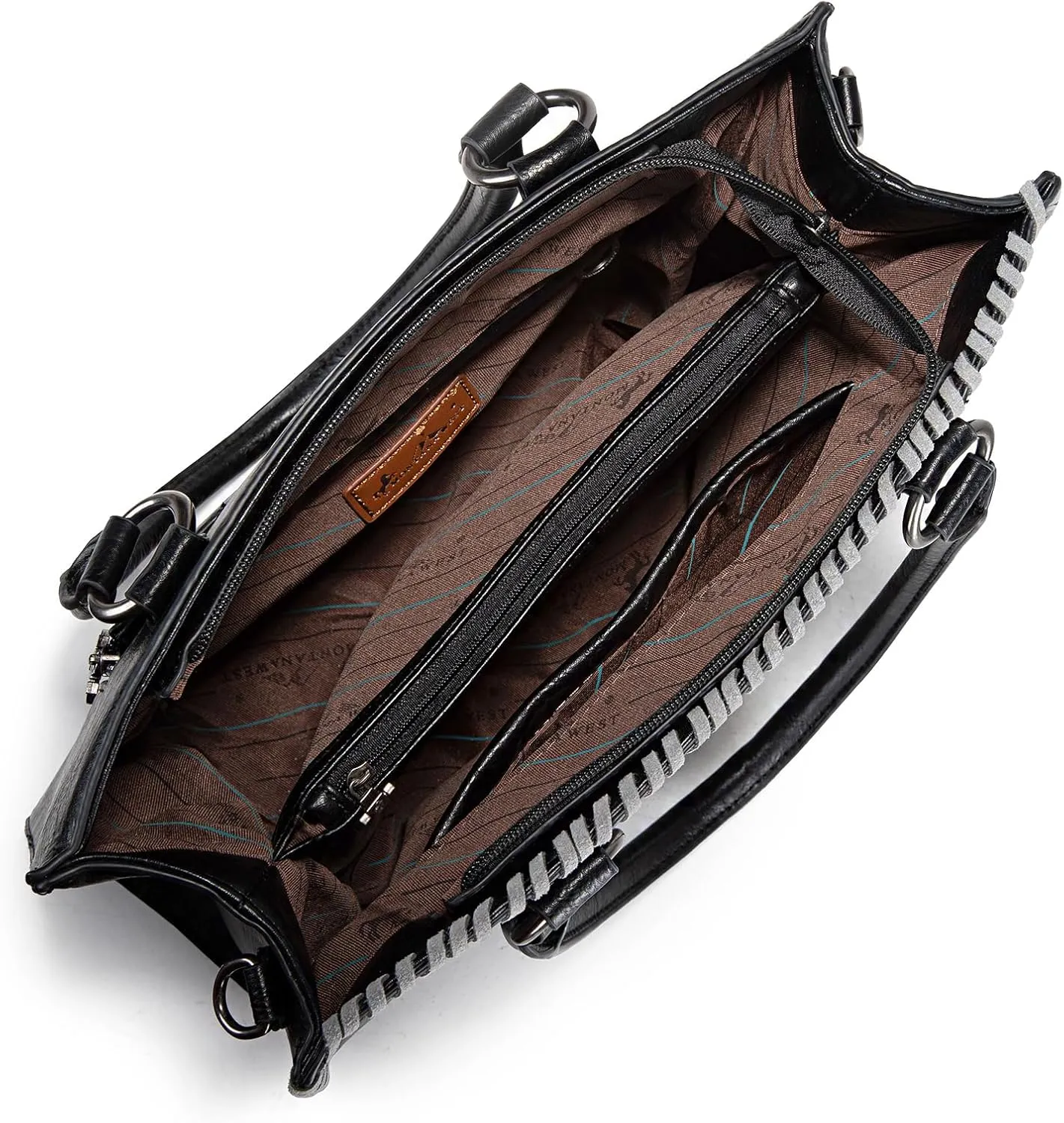 Montana West Western Tooling Handbags Vintage Prints and Whipstitch Craftsmanship