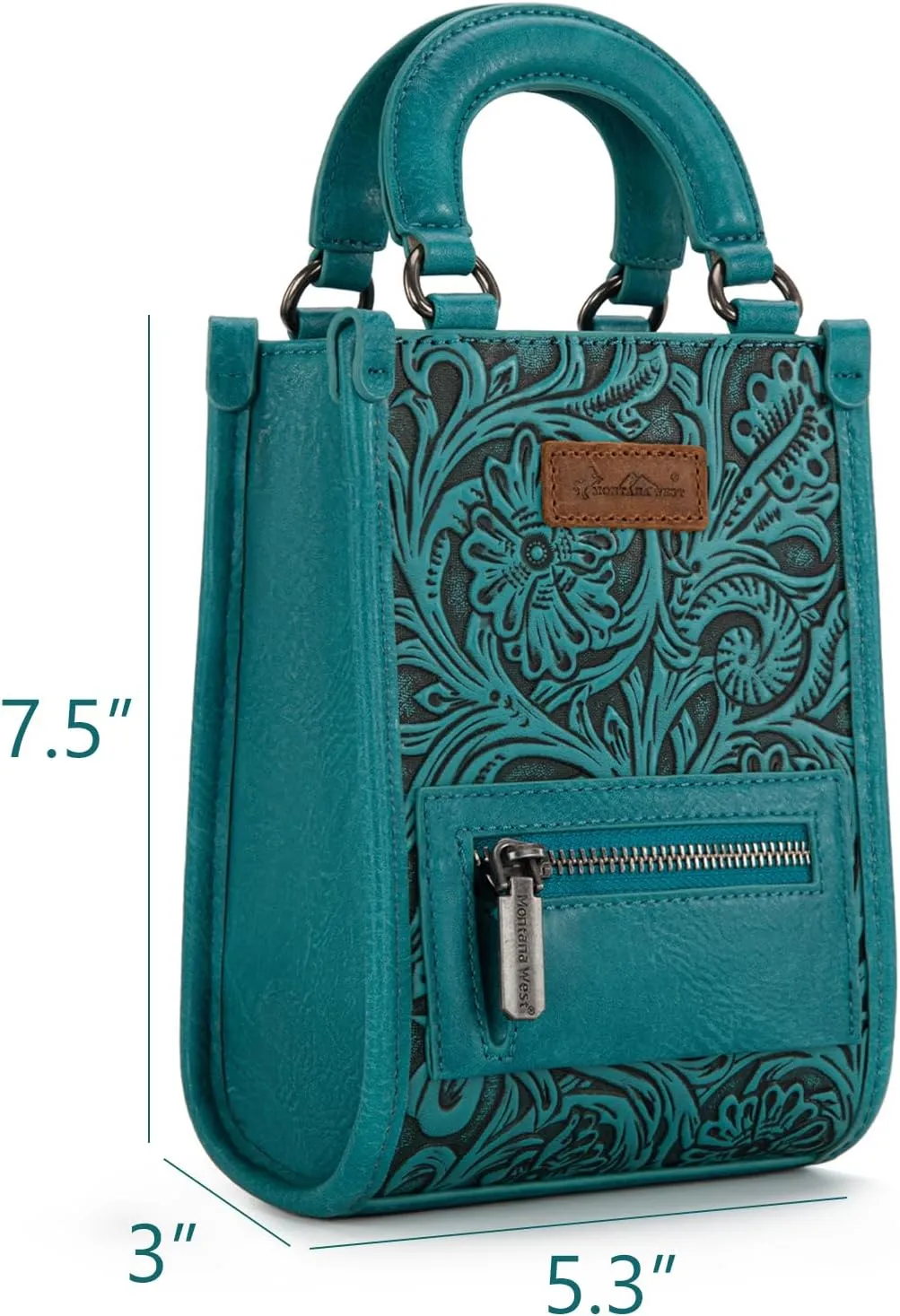 Montana West Western Women's Crossbody Handbag Ladies Small Crossbody Bags for Women Designer Top Handle Handbags
