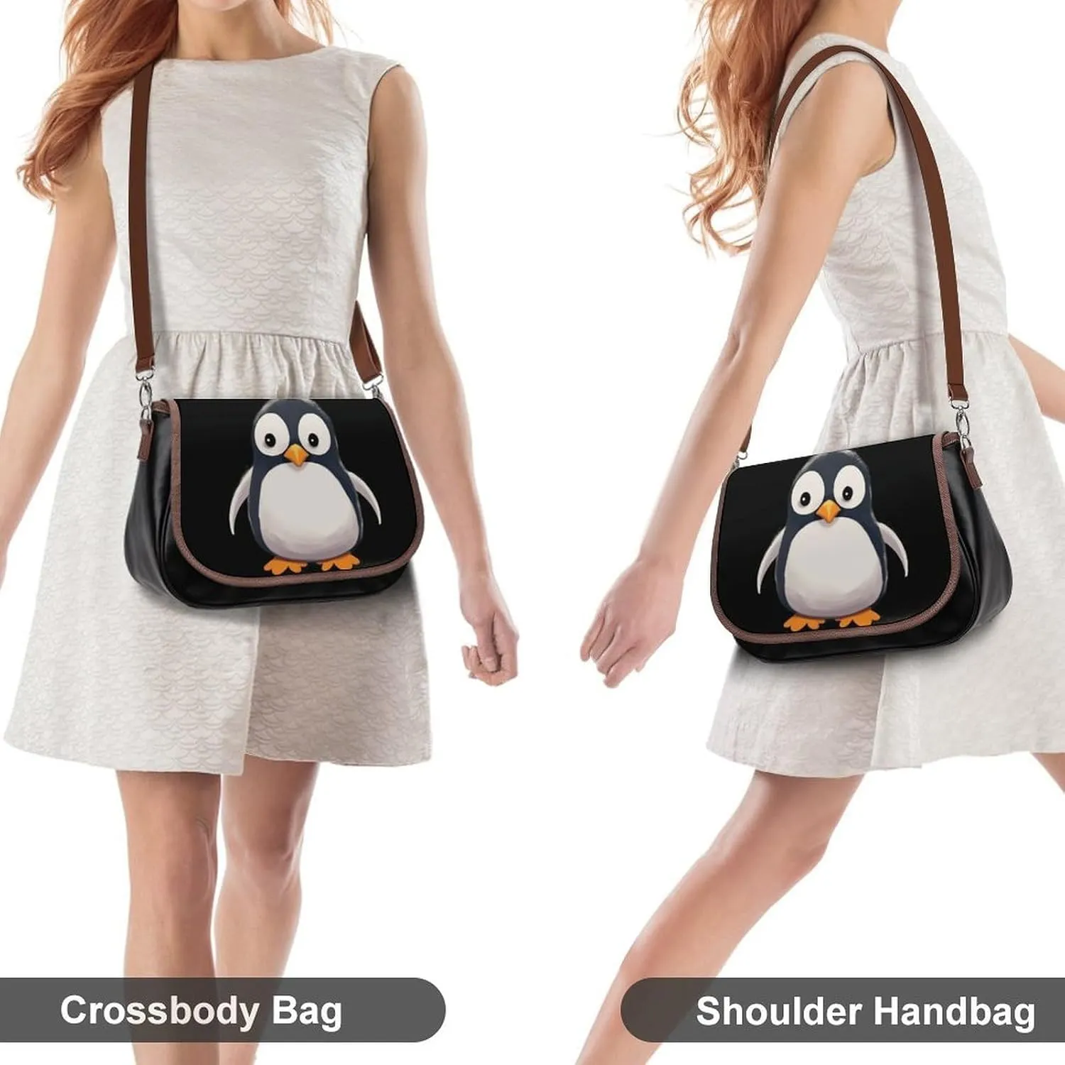 Music Symbol Crossbody Bags for Women,PU Leather Tote Bag for Women,Shoulder Bag Purse for Work Shopping Travel