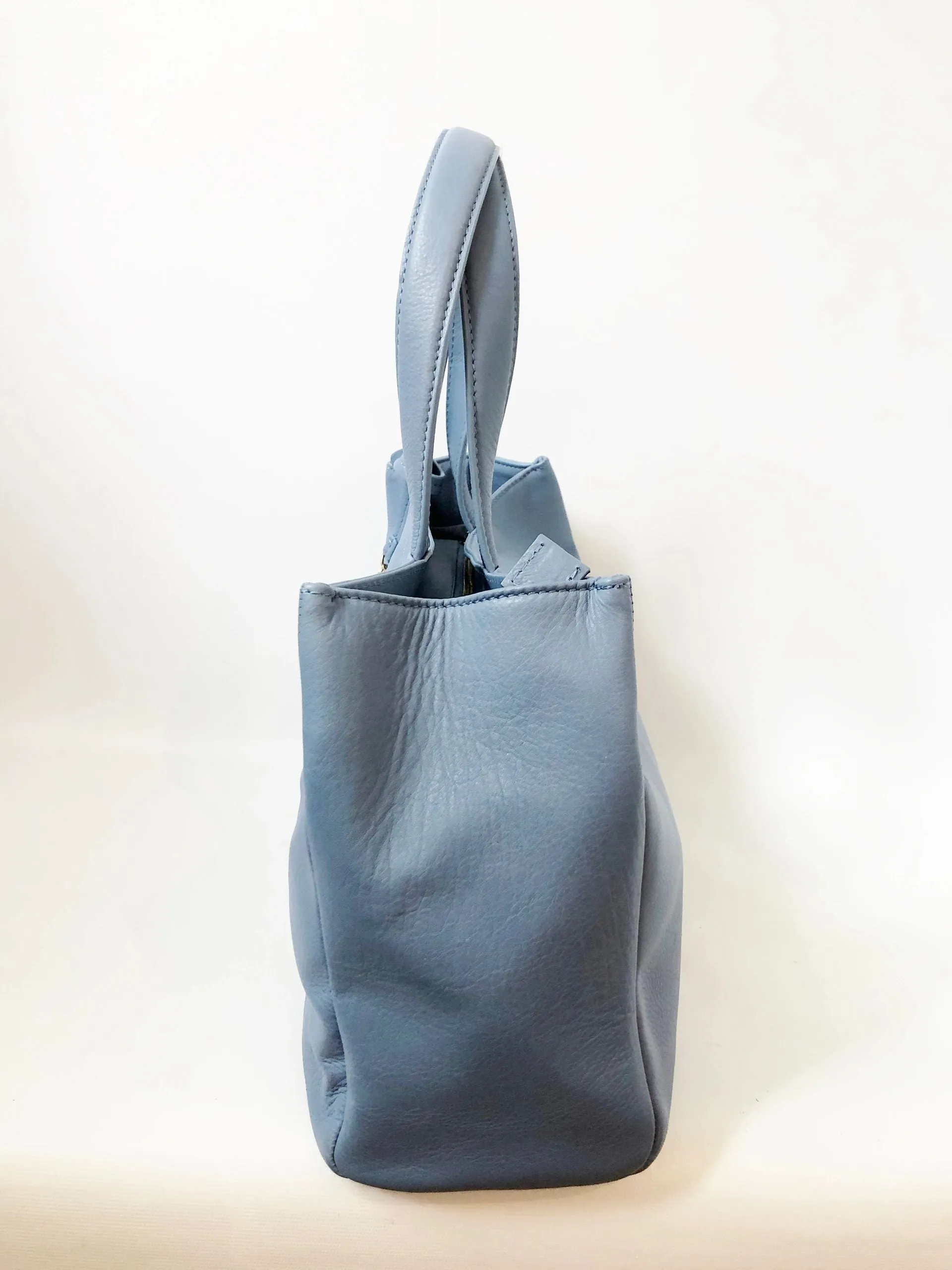 NEW Anne Fontaine Floral Front Leather Handbag