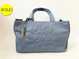 NEW Anne Fontaine Floral Front Leather Handbag
