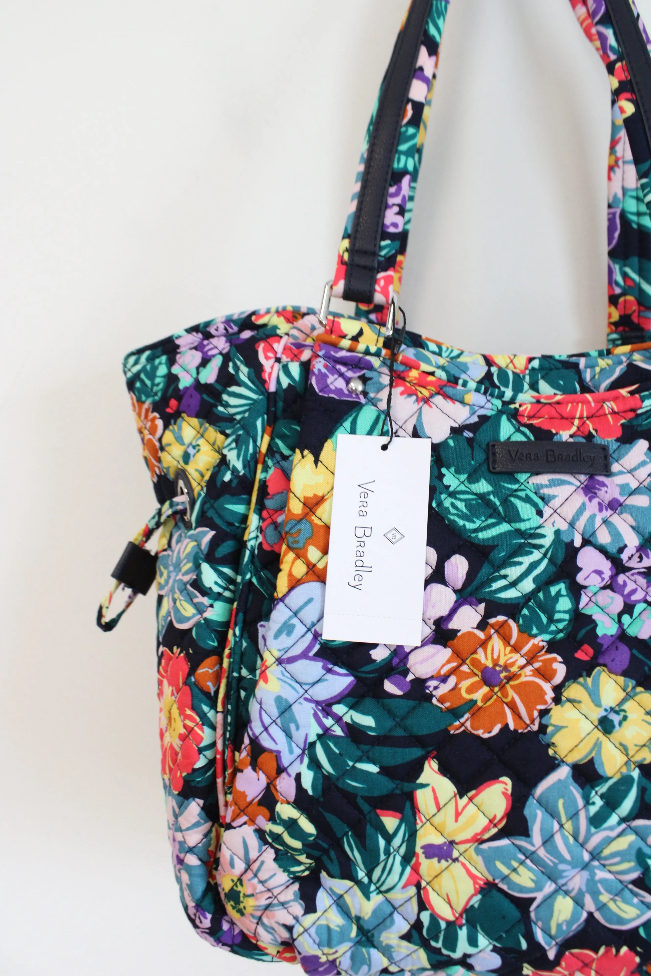 NEW Vera Bradley Happy Blooms Glenna Satchel