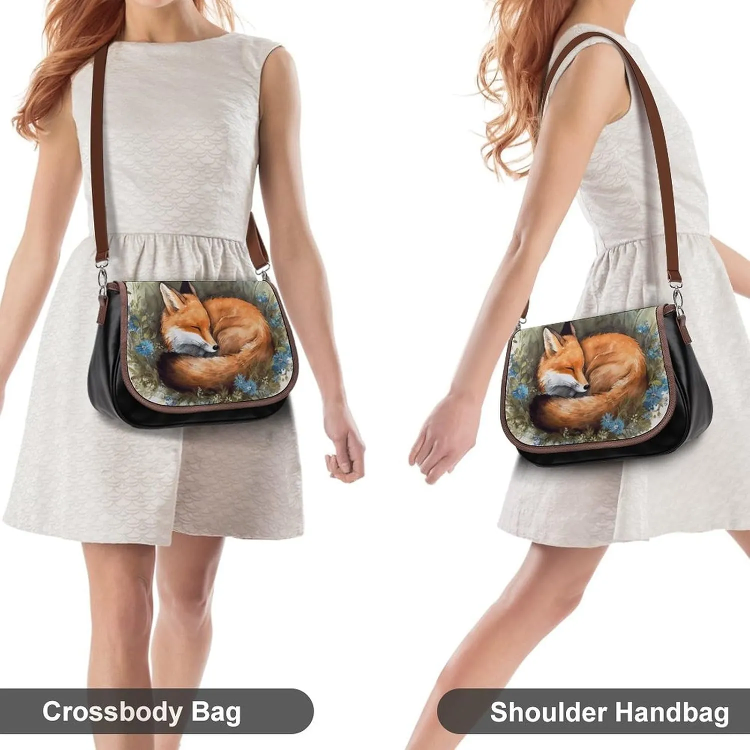 Ocean Wave Crossbody Bags for Women,PU Leather Tote Bag for Women,Shoulder Bag Purse for Work Shopping Travel
