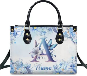 Personalized Leather Handbag, Custom Purse for Women, Add Your Design/Photo/Text, Initial Tote Bag Gifts with Name